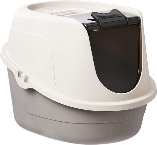 No-Mess Hooded Cat Litter Box, Standard, 21 in x 16 in x 15 in