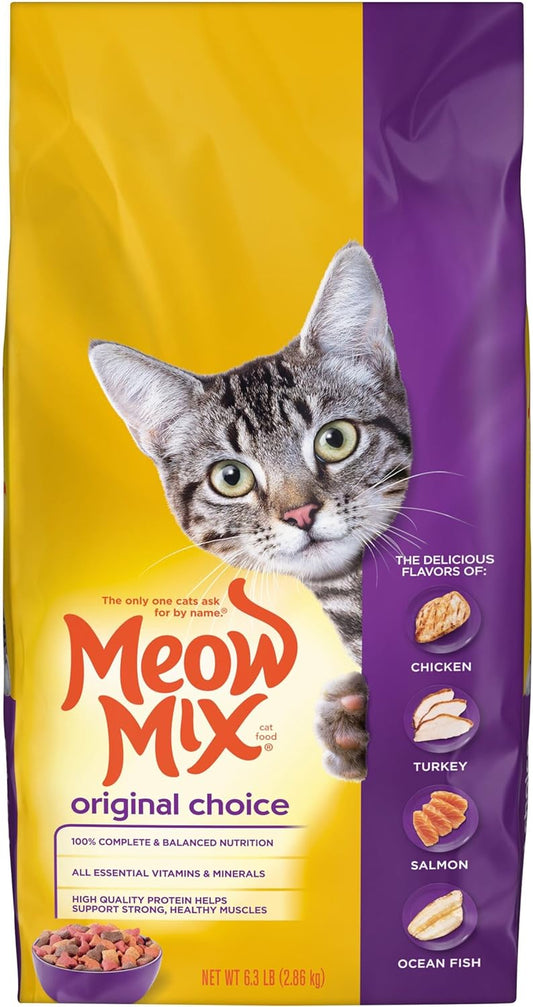 Meow Mix Original Choice Dry Cat Food, 18 Ounce (Pack of 6) Visit the Meow Mix Store