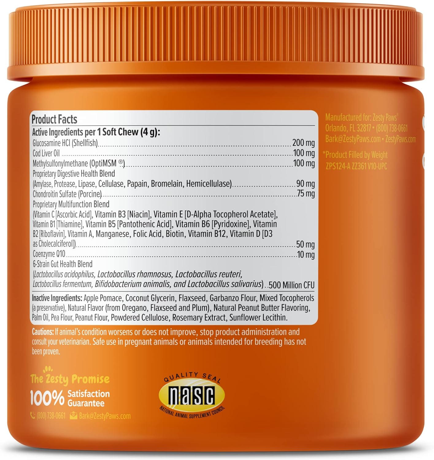 Multifunctional Supplements for Dogs - Glucosamine Chondroitin for Joint Support with Probiotics for Gut & Immune Health – Omega Fish Oil with Antioxidants and Vitamins for Skin & Heart Health