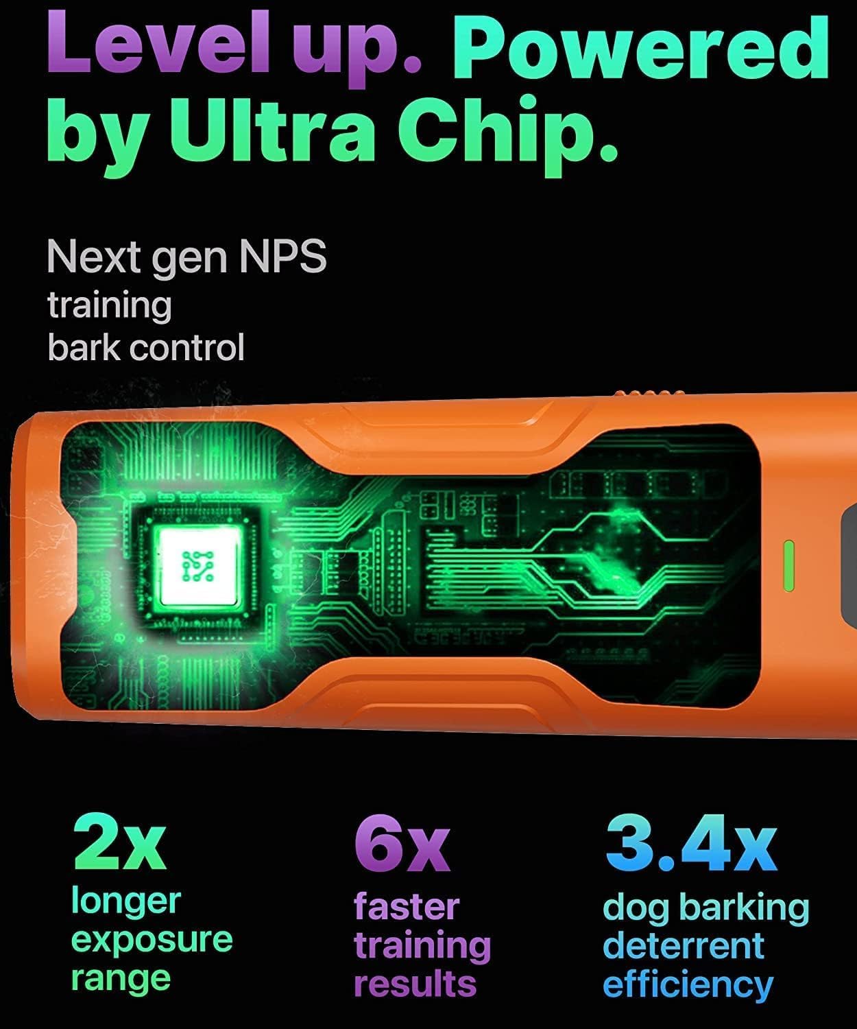 2024release Dog Bark Deterrent Device Stops Bad Behavior | No need yell or swat, Just point to a dog (own or neighbor's) Hit the button | Long-range ultrasonic, Alternative to painful dog shock collar